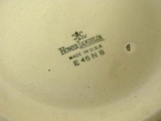 Jerry Ceramic Punch Drink Holiday Bowl Homer Laughlin Gold Rim