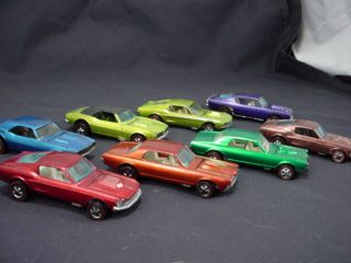 Redline Lot Collection Camaro Painted Tail Purple Mustang Cougar