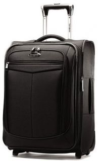 Black Samsonite Silhouette 12 Collection 21 Upright Wheeled Carry on