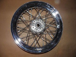 16 Chrome Spoked Front Wheel Rim New Harley Softail Heritage Classic