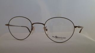 Ralph Lauren Polo 441 04CF Bakelite Stainless Steel Eyeglass Frame