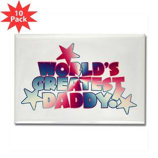 and Entertaining  Worlds Greatest Daddy Rectangle Magnet (10 pack