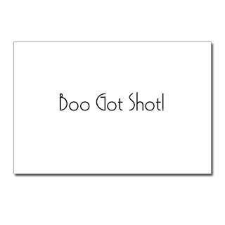 Boo Got Shot Postcards (Package of 8)