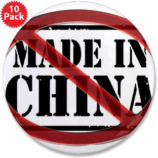 No To China 3.5 Button (10 pack)