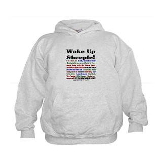 911 Gifts  911 Sweatshirts & Hoodies  Wake Up Sheeple Kids Hoodie