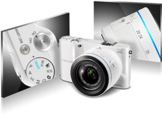 Samsung NX1000 Systemkamera 3 Zoll inkl. 20 50mm Kamera