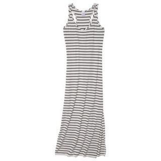 Merona Womens Stripe Maxi Swim Coverup Dress  Cream S