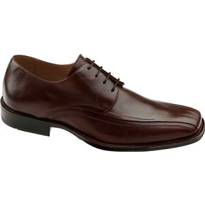Johnston & Murphy Mens Harding Panel Lace Up Dark Brown Shoes   20 6460