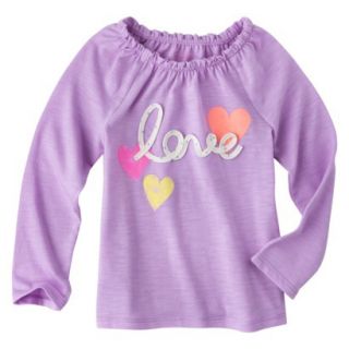 Cherokee Infant Toddler Girls Tee Shirt   Purple 3T