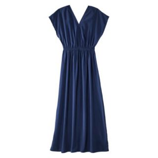 Merona Petites Short Sleeve Maxi Dress   Waterloo Blue XXLP