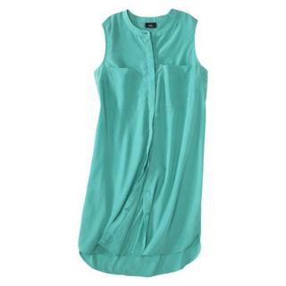 Mossimo Womens Sleeveless Dress   Turquoise XS