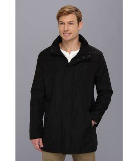 Kenneth Cole Reaction Zip Front Jacket Mens Coat (Black)