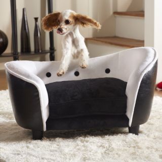 Enchanted Home Pet Ultra Plush Snuggle Dog Sofa CO1906 13BW / CO1906 13PNK