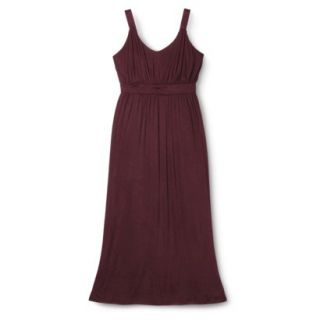 Merona Womens Plus Size Sleeveless V Neck Maxi Dress   Berry 3