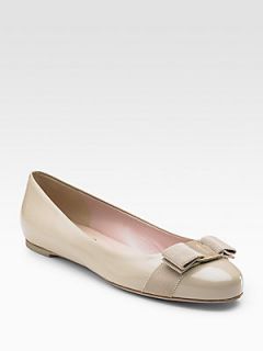 Salvatore Ferragamo Varina Patent Ballet Flats