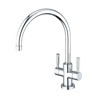 Elements of Design South Beach Double Handle Kitchen Faucet with Plate ES8771