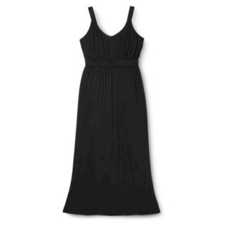 Merona Womens Plus Size Sleeveless V Neck Maxi Dress   Black 3