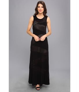 Calvin Klein Textured Knit Maxi Womens Dress (Multi)