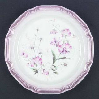 Mikasa Sweet Pea Dinner Plate, Fine China Dinnerware   Country Estate,Pink Flora