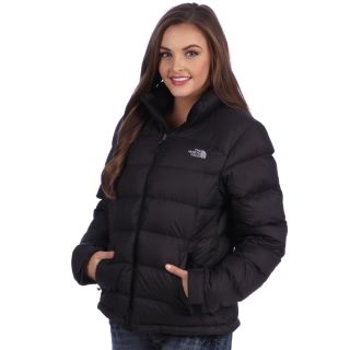 The North Face Womens Black Nuptse 2 Jacket (TNF BlackNumber and placement of pockets Exterior  Two (2) Izip hand pocketsLining Fully linedMaterials Body mini ripstop weave nylon / Abrasion plain weave nylon with DWR / Insulation 700 fill downCare i