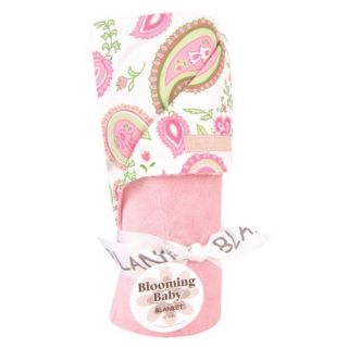 Pink Paisley Park Velour Blanket by Lab