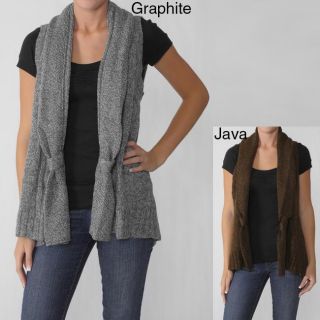 Ci Sono By Adi Juniors Sleeveless Asymmetrical Hem Vest