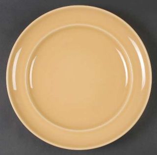 Pottery Barn Sophia Yellow Dinner Plate, Fine China Dinnerware   All Yellow,Smoo