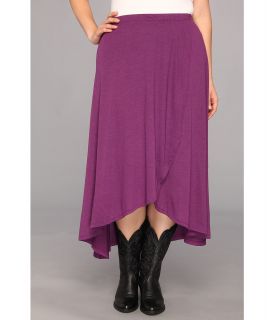 Roper Plus Size Rayon Jersey Maxi Skirt Womens Skirt (Purple)