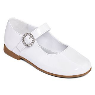 Okie Dokie Shirley Toddler Girls Dress Shoes, White, White