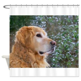  Golden Retriever Forest Shower Curtain  Use code FREECART at Checkout