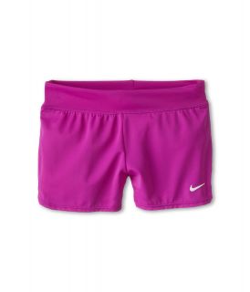 Nike Kids Solid Swim Short Girls Swimwear (Pink)