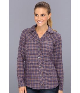 Royal Robbins Ticaboo Plaid L/S Shirt Womens Long Sleeve Button Up (Purple)