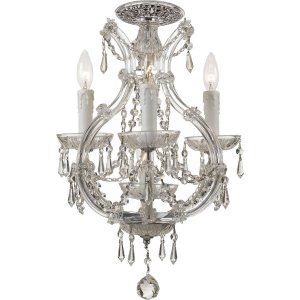 Crystorama Lighting CRY 4473 CH CL S CEILING Maria Theresa Maria Theresa 4 Light
