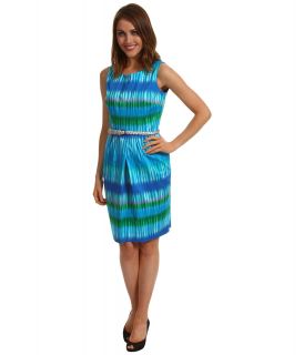 Calvin Klein Sleeveless Tie Dye Sheath Dress Womens Dress (Multi)
