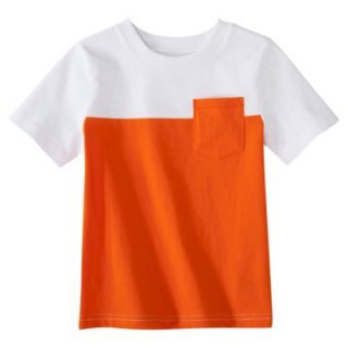 Circo Infant Toddler Boys Short Sleeve Color Block Tee   Orange 5T