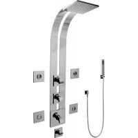 Graff GE1.120A C10S PC Fontaine Full Thermostatic Ski Shower System (Rough and T