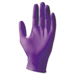 KIMBERLY CLARK Purple Nitrile Exam Gloves, Powder free, Large
