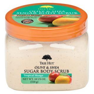 Tree Hut Olive and Shea Sugar Body Scrub   Tropical Mango (18 oz)