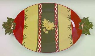 Woolrich Oak Leaf & Acorn 23 Oval Serving Platter, Fine China Dinnerware   Wool