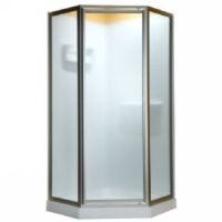 American Standard AMPQF14.436.006 Universal Framed Hammered Glass Neo Angle Door