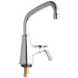 Elkay LK535AT08L2 Universal ADA Compliant Single Hole 8 Arc Tube Faucet with Le