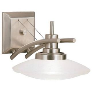 Kichler 6963NI Soft Contemporary/Casual Lifestyle Wall Mount 1 Light Halogen Fixture Brushed Nickel