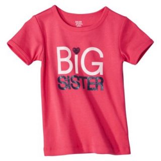 JUST ONE YOU Made by Carters Infant Toddler Girls Big Sister Tee   Pink 18 M