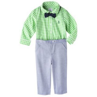 Just One YouMade by Carters Newborn Boys 2 Piece Pant Set   Green/Denim 6 M