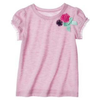 Cherokee Infant Toddler Girls Tee Shirt   Fun Pink 4T