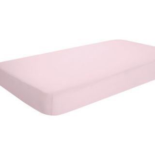 Aden & Anais solid pink 100% cotton muslin crib sheet