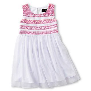 Disorderly Kids Puffed Bodice Mesh Dress   Girls 12m 6y, White, Girls