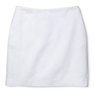 Merona Womens Woven Mini Skirt   Fresh White   4