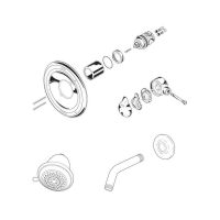 Delta Faucet RP29405 Universal Conversion Kit 1500 to 1700 Series