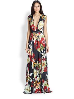 Alice + Olivia Triss Floral Maxi Dress   Blossom Montage